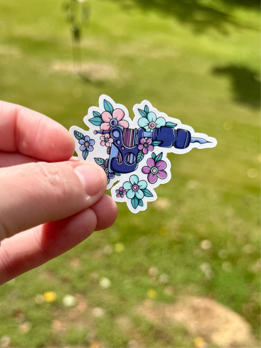 Tattoo Gun Sticker