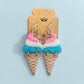 Ice Cream Cone Dangles