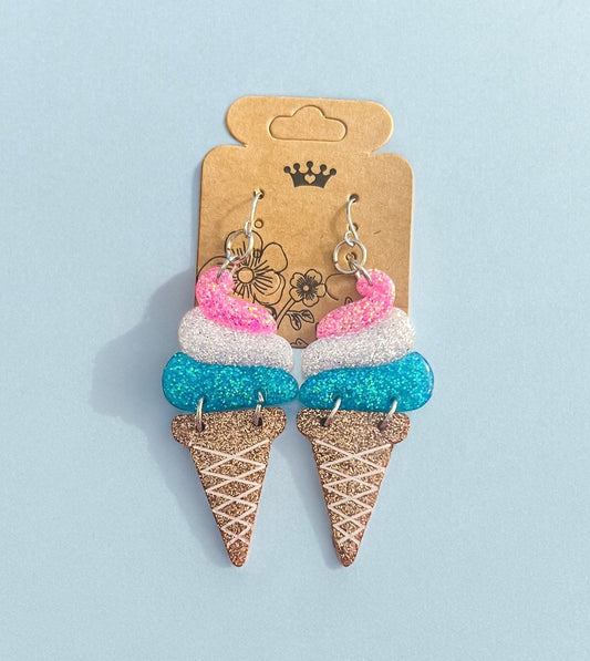 Ice Cream Cone Dangles