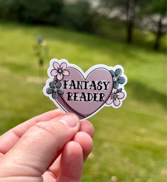 Fantasy Reader Sticker
