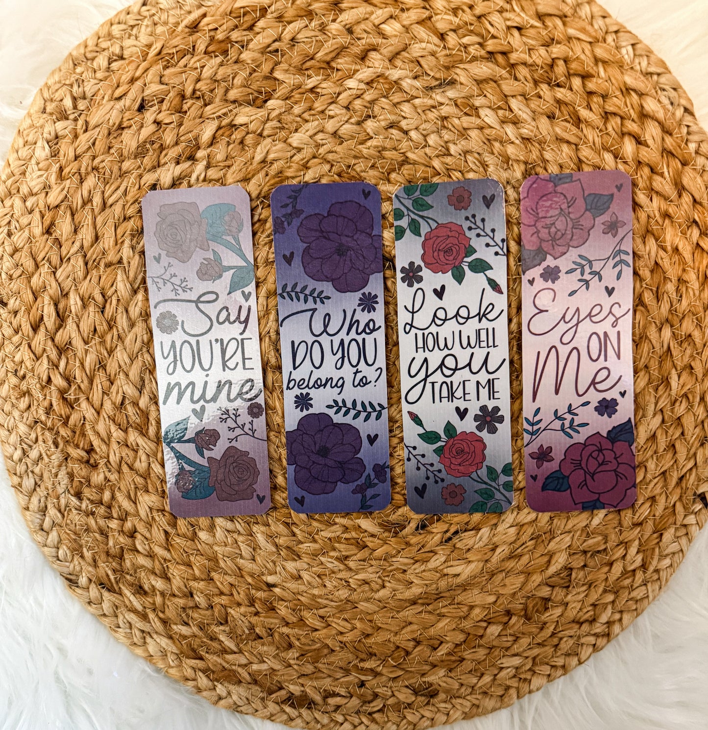 Floral Smut Bookmarks