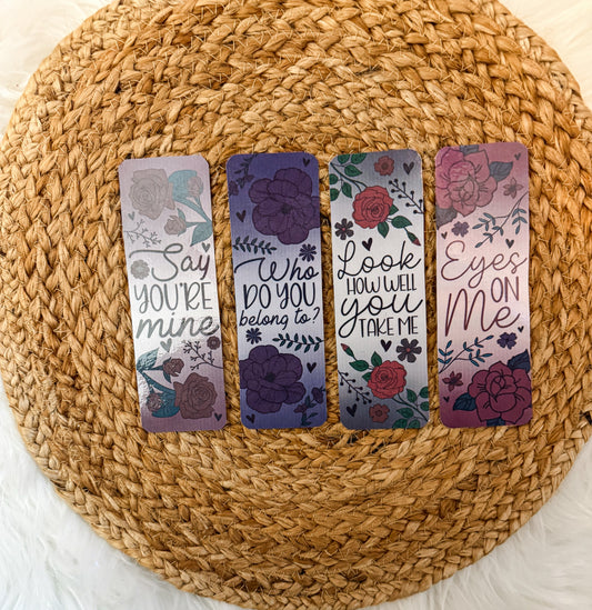 Floral Smut Bookmarks
