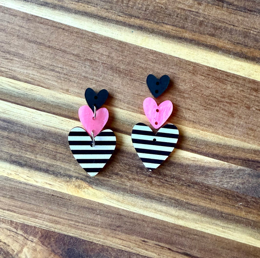 Triple Heart Dangles