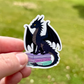 Dragon and Books Sticker