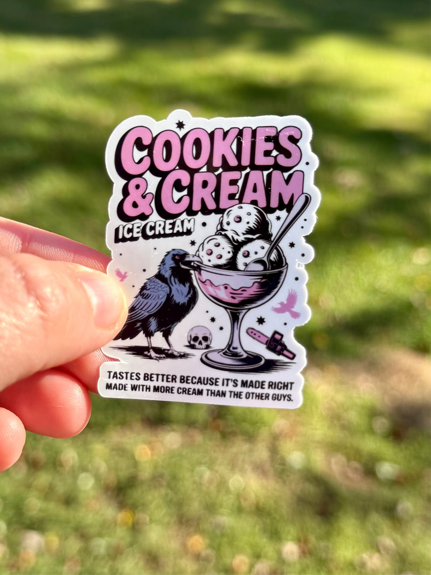 Cookies and Cream Sticker