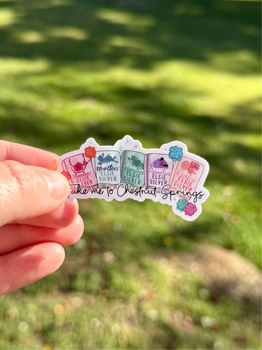 Chestnut Springs Books Sticker