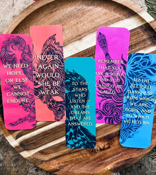 To the Stars Bookmarks (Tassels will be added)