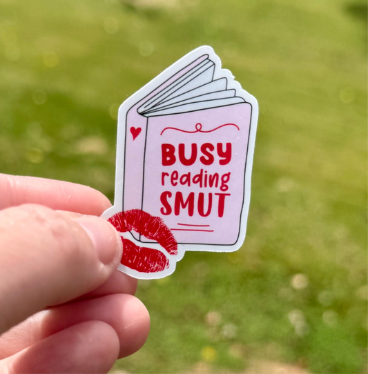 Busy Reading Smut Sticker