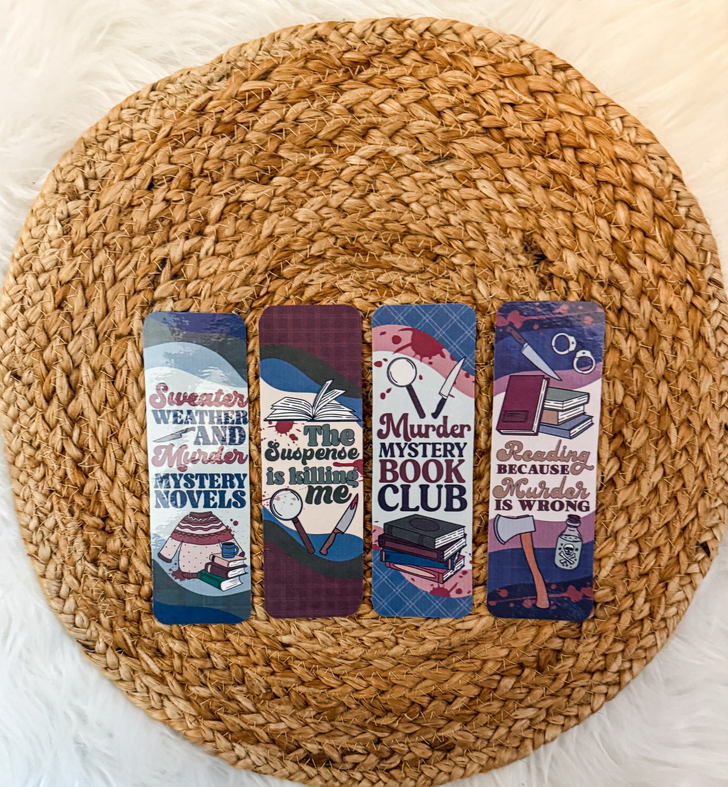 Murder Mystery Bookmarks