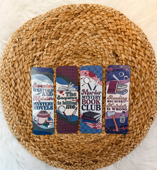 Murder Mystery Bookmarks