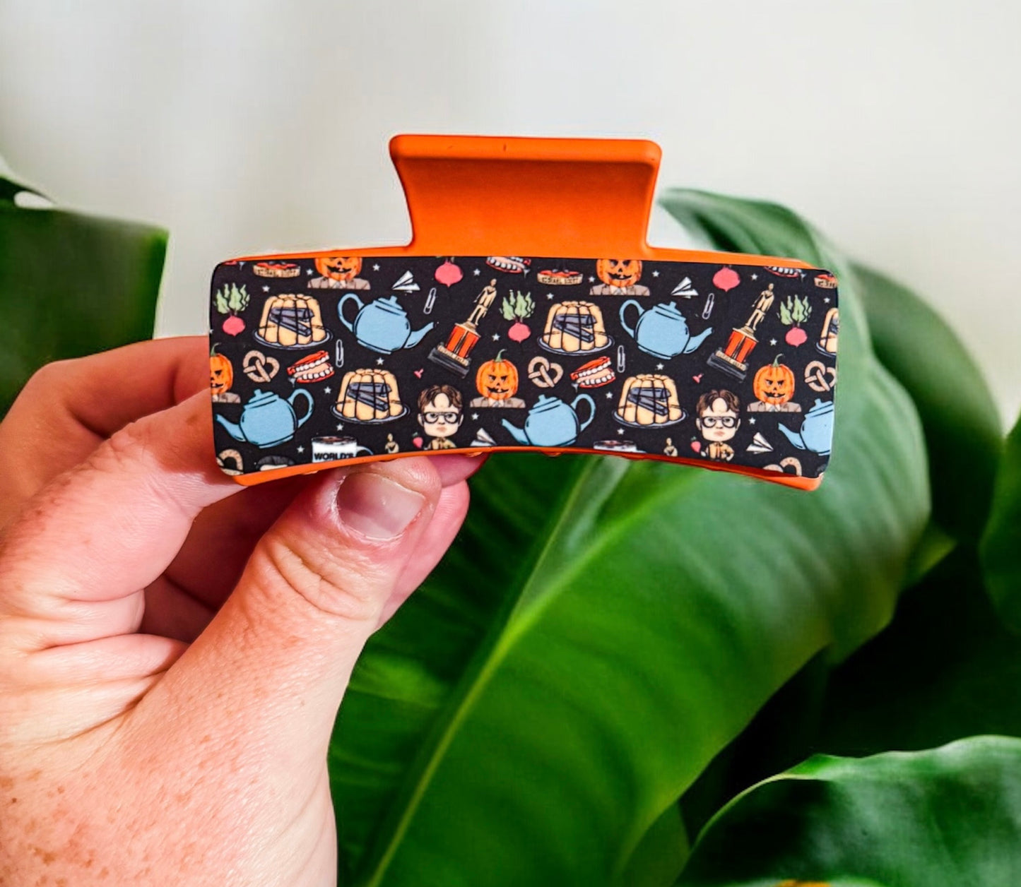 3” Office Beets Claw Clip