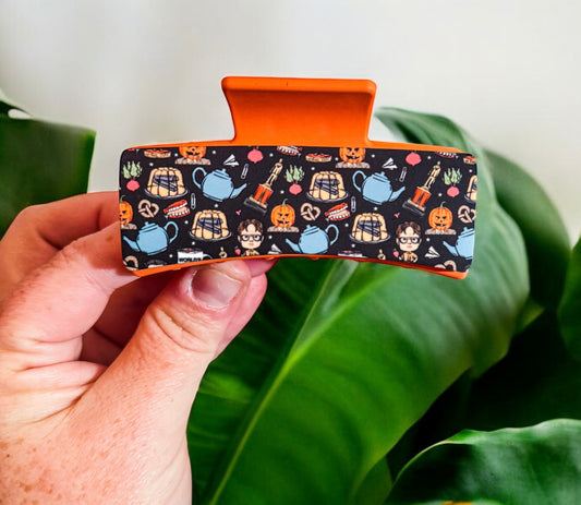 3” Office Beets Claw Clip