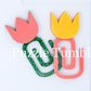 Flower Paperclip Bookmark