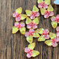 Yellow and Red Butterfly Druzy