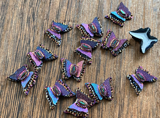 Multicolored Butterfly Druzy