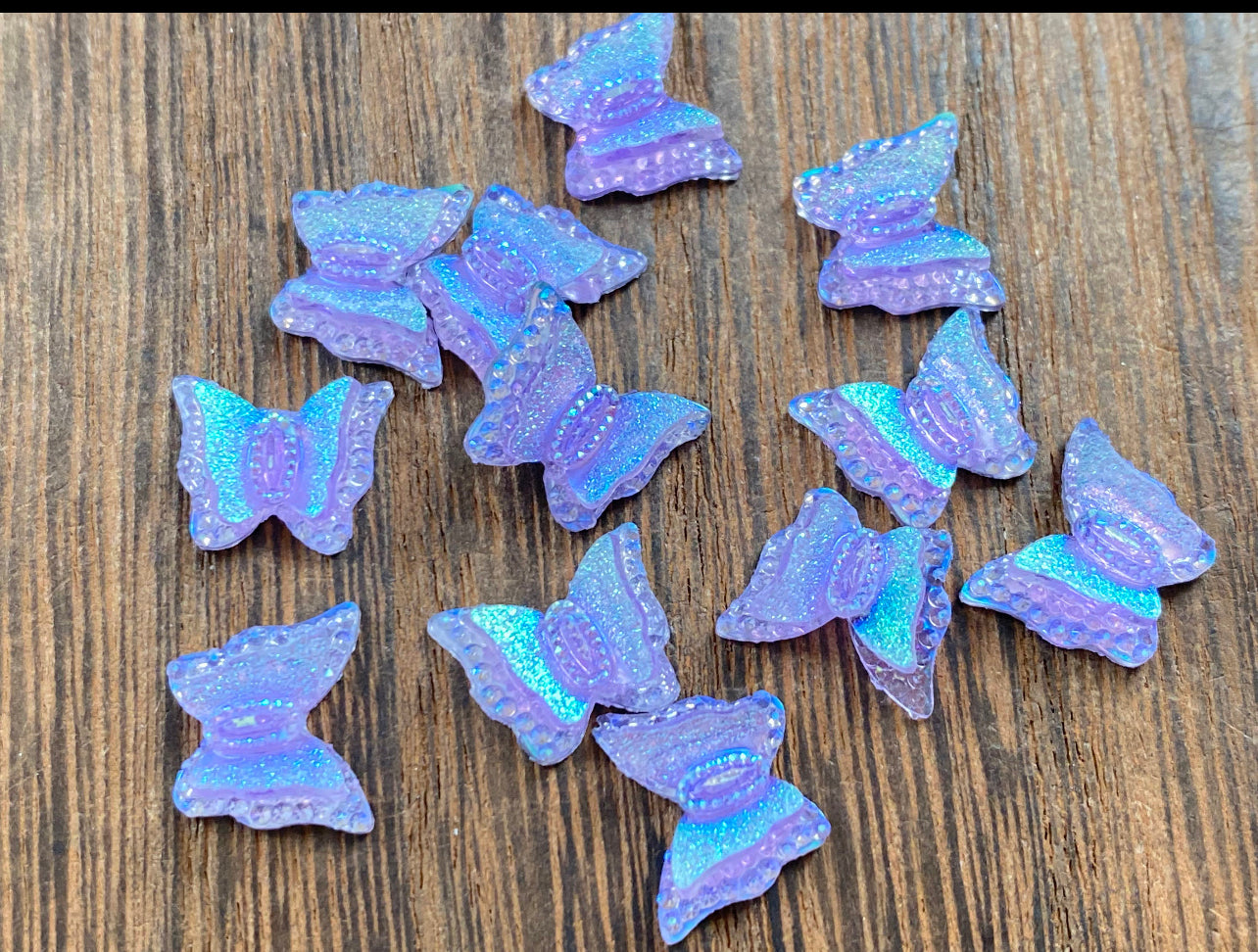 Purple Butterfly Druzy