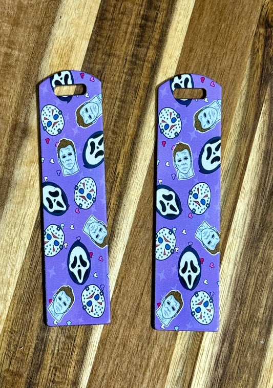 Purple Horror Bookmark