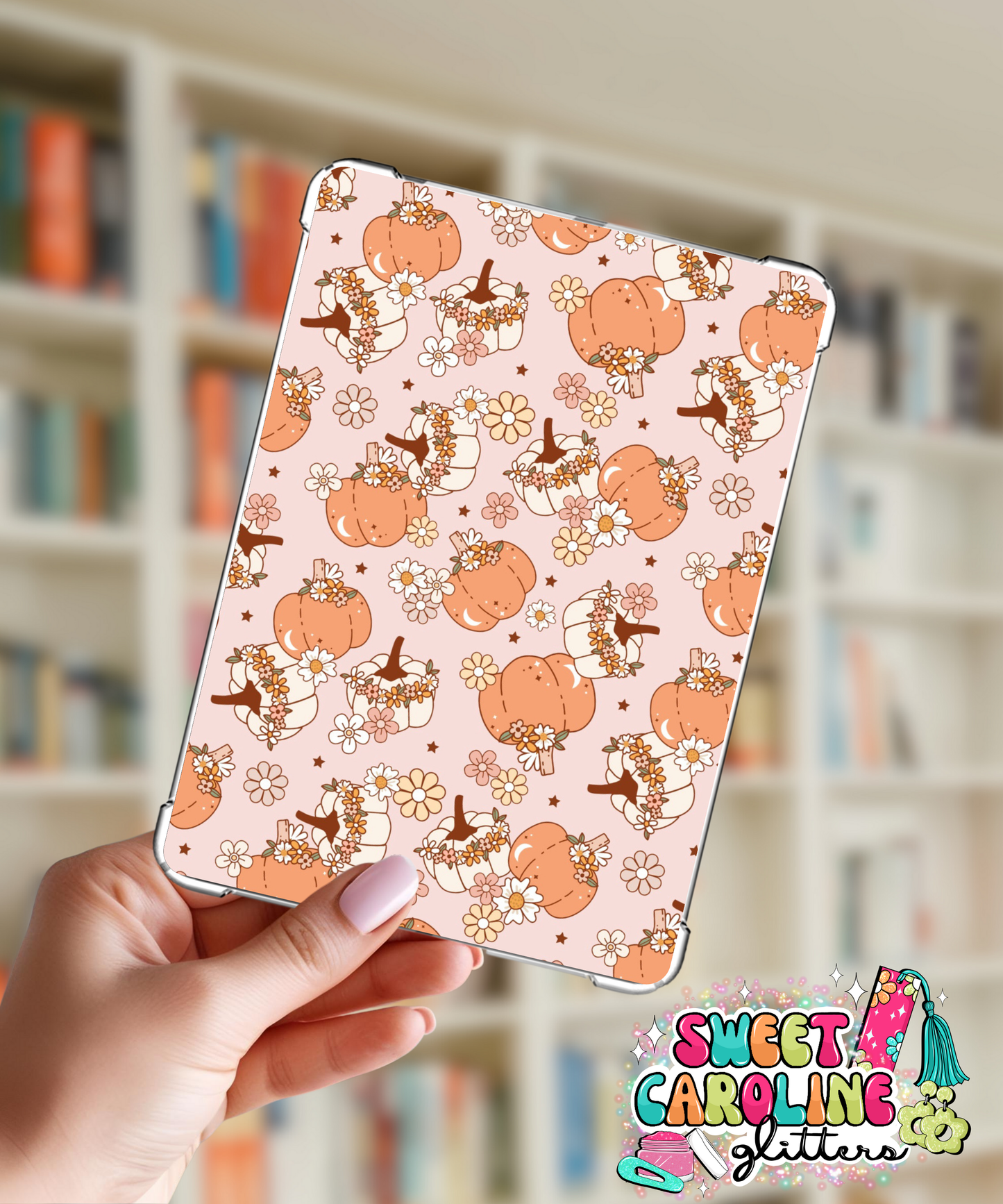 Floral Pumpkins Insert