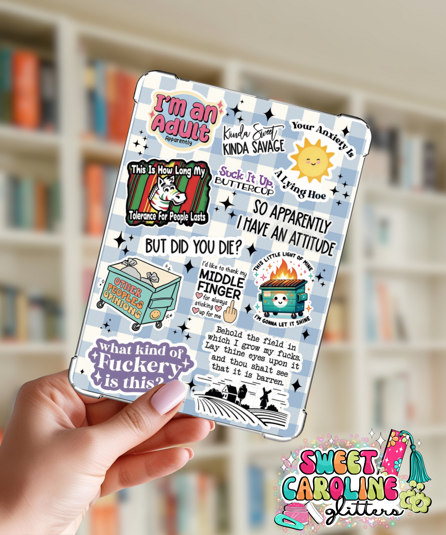 Sarcasm Themed Insert