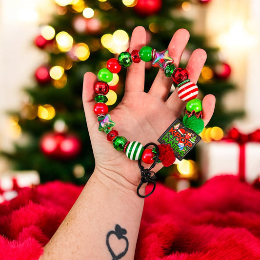 Kpop Christmas Wristlet