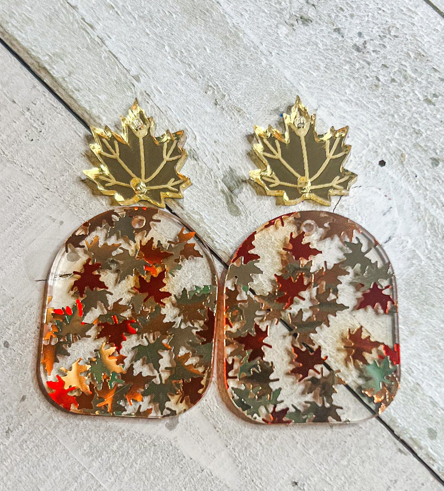 Fall Acrylic Earring