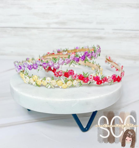 Floral Thin Headbands