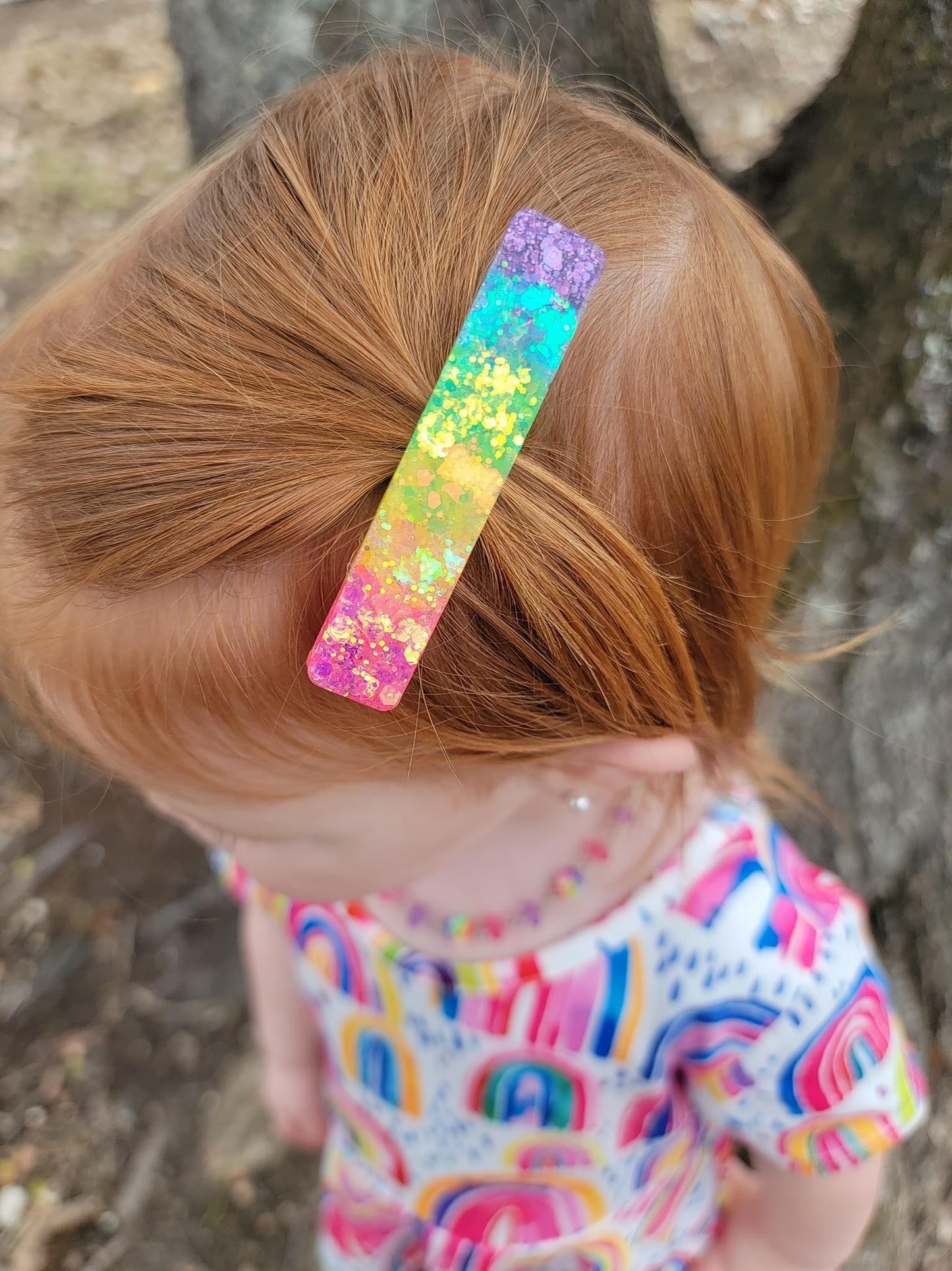 Rainbow Hair Clip